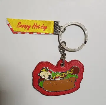 USJ 스누피 핫도그 키링 2018