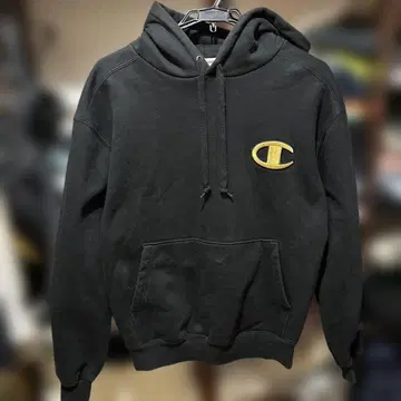 Champion 블랙 후드티
