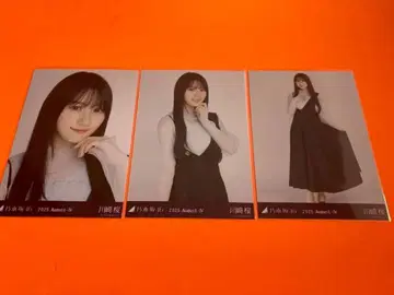 노기자카46 [ 카와사키 사쿠라 ] 비대칭 브로마이드 3종 컴프