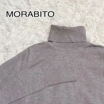 새상품급 MORABITO 모라비토 그레이 터틀넥 스웨터 니트 40