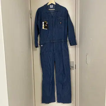 Dickies D-696 스트라이프 오버롤 S