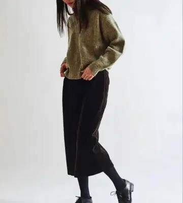 Phlannel bloom&brunch 코듀로이 펜슬 스커트