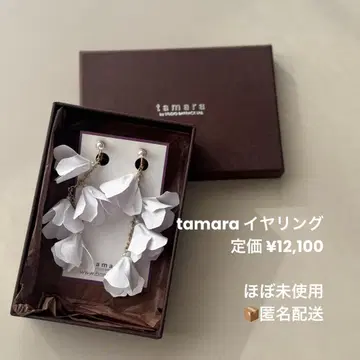 [ 거의 새상품급 ] tamara 웨딩 꽃잎 귀찌 골드