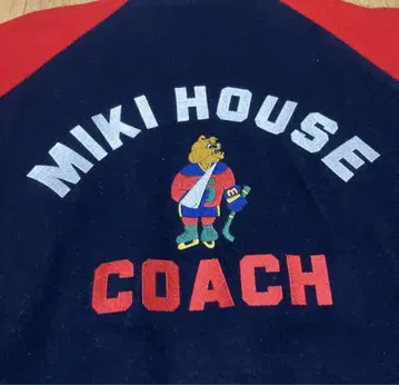 미키하우스 MIKI HOUSE 90s 바시티 자켓 자수