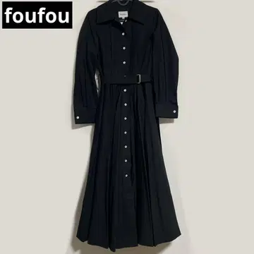 foufou 원피스 코튼 100% 블랙