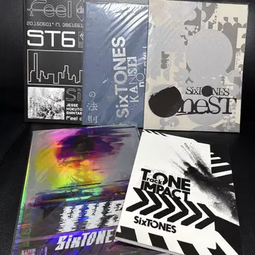 SixTONES 투어 팜플렛 5권 묶음 판매