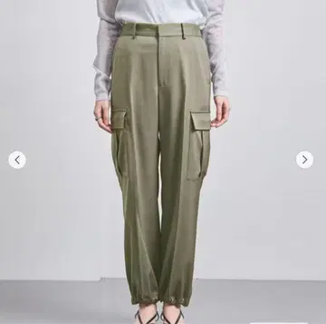 UNITED ARROWS 새틴 카고 팬츠