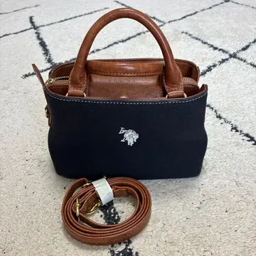 U.S.POLO ASSN 미니미니 핸드백 캔버스 2way 숄더