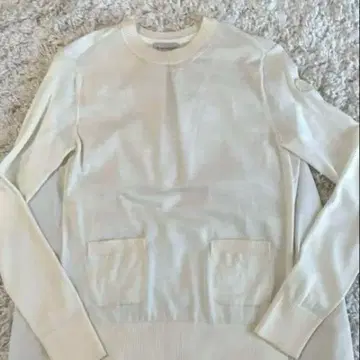 MONCLER 아이보리 긴팔 스웨터