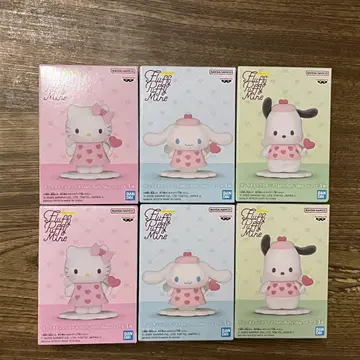산리오 fluffy puffy mine vol.2 6개 세트