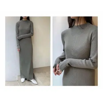 louren boat neck knit pencil dress