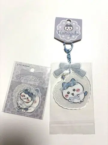 치이카와 (먼작귀) Go! HARAJUKU 스티커와 키링 하치와레