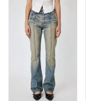 moussy MIDRISE SLIM FLARE 23인치