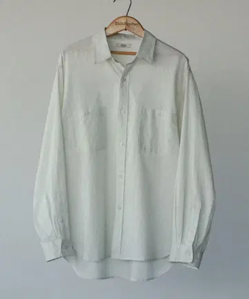 shiun LINEN SHEER L/S 셔츠 아이보리 S 사이즈