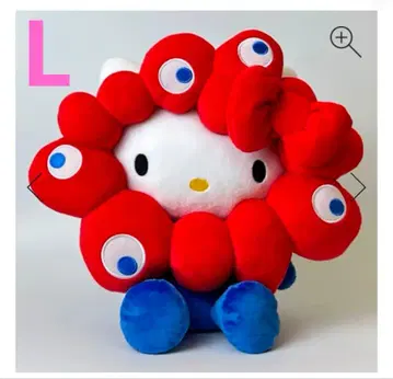 먀쿠먀쿠 변신 봉제 인형 L 키티 오사카 엑스포 새상품 헬로키티
