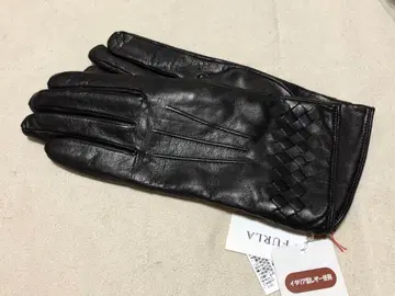 564 새상품 FURLA 훌라 양가죽 램 가죽 스티치 장갑 이탈리아제