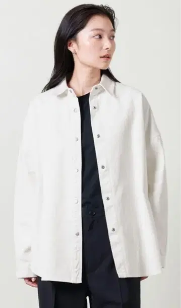말 유나이티드 애로우즈 데님 오버 셔츠