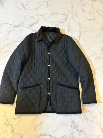 UNITED ARROWS 퀼팅 자켓 네이비 계열 새상품급