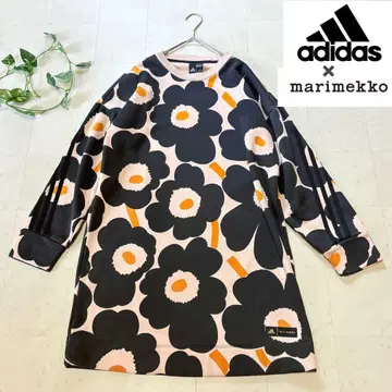 [ 새상품급 ] adidas x marimekko 플라워 프린트 원피스