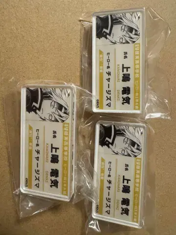 히로아카 명찰 배지 가미나리 덴키