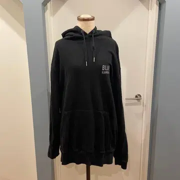 블루햄햄 풀오버 후드티 블랙 XL