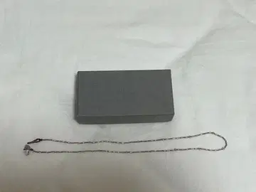 albei 실버 체인 목걸이 박스 포함