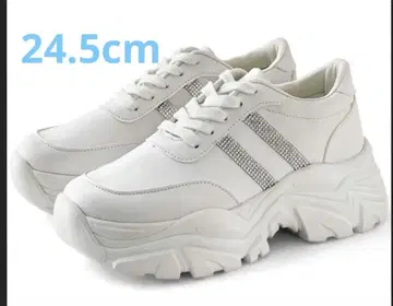 GRL 큐빅 통굽 스니커즈 대드 스니커즈 반짝반짝 비쥬