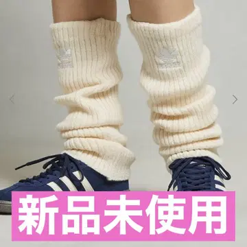 [ 미사용 새상품 ] adidas LEG WARMERS 루즈 삭스 화이트