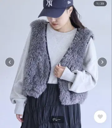 CIAOPANIC TYPY 크롭 기장 드로스트 퍼 베스트