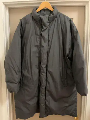 MUJIlab 그레이 다운 자켓 L-XL