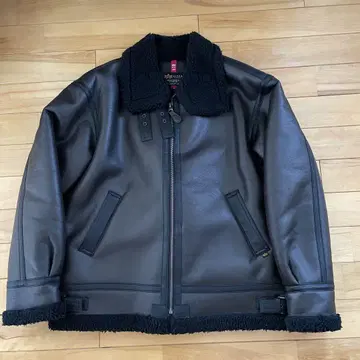 알파 B-3 플라이트 자켓 페이크 무스탕 XL