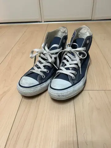 Converse 하이컷 네이비 스니커즈
