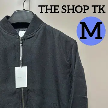 THESHOPTK 블루종 블랙 M 택 포함 새상품 심플 아우터