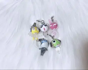 개구리 중사 케로로 동물 변신 메지루시 액세서리 전 5종 풀 컴프