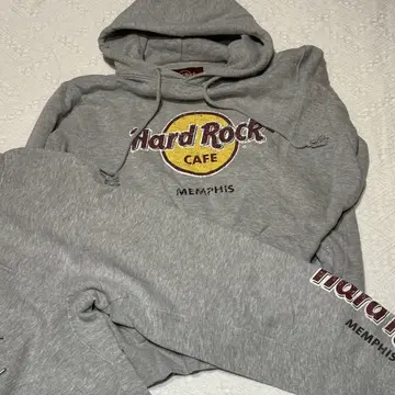 (현지 구매) Hard Rock Cafe 후드티 스웨트 팬츠 세트
