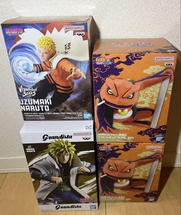 NARUTO 나루토 돌풍전 소프트 비닐 피규어 가마키치 나미카제 미나토