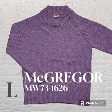 McGREGOR 맥그리거 두꺼운 원단 스웨터 니트 퍼플 L