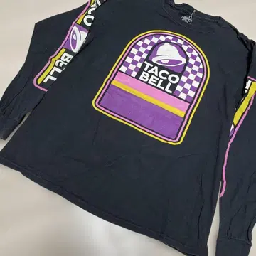 Used 타코벨 Taco Bell 롱 슬리브 티셔츠 M 구제 의류