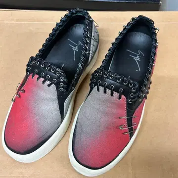 GIUSEPPE ZANOTTI 슬립온 그라데이션 레드