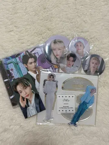 StrayKids 필릭스 굿즈 세트 캔뱃지 아크릴 스탠드 CD
