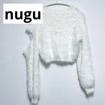 nugu 포근포근 화이트 니트 한국
