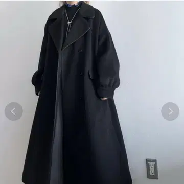 HARE 울 파이핑 코트