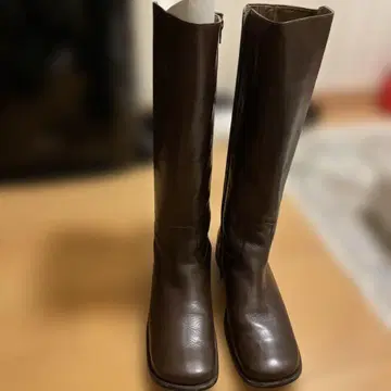 다크 브라운 롱 부츠 26