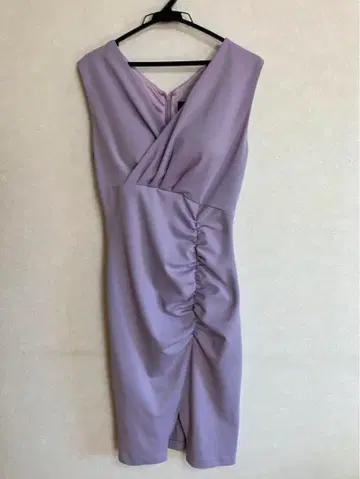 트리니티 라벤더 기타신치 드레스 새상품급