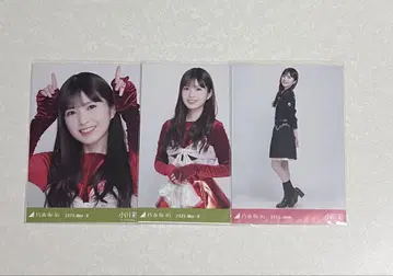 노기자카 오가와 아야 3장 세트