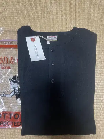 GLAD HAND 글래드핸드 GH-11 블랙 XL 헨리넥