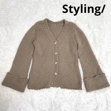 styling/ 스타일링 2way 모헤어 니트 가디건 브라운