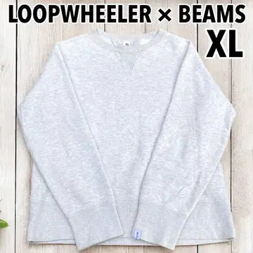 LOOPWHEELER x BEAMS + 콜라보 맨투맨 트레이닝복 XL