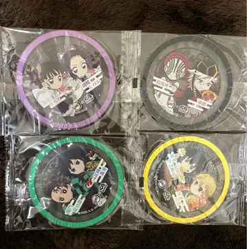 귀멸의 칼날 쿠라스시 러버 코스터 4개 세트 전종