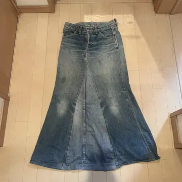 wrangler 데님 플레어 스커트 y2k 00s 리메이크 grunge